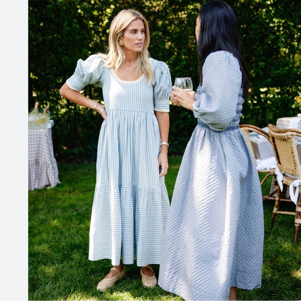 Loeffler Randall Gillian Puff−Sleeve Dress